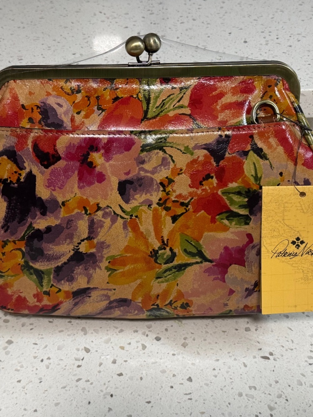 NWT Patricia Nash Rainforest Leather Satchel